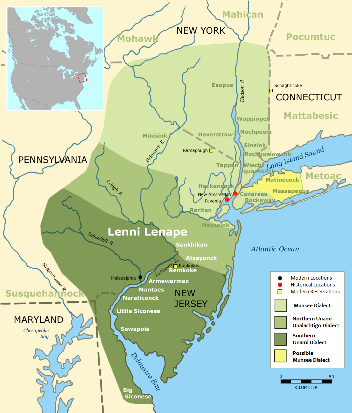 Lenape Languages - Wikipedia 2022